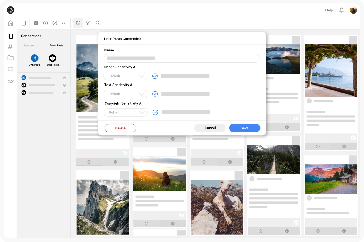 KI-Moderation und Rechtemanagement für Social Wall QR-Code-Uploads