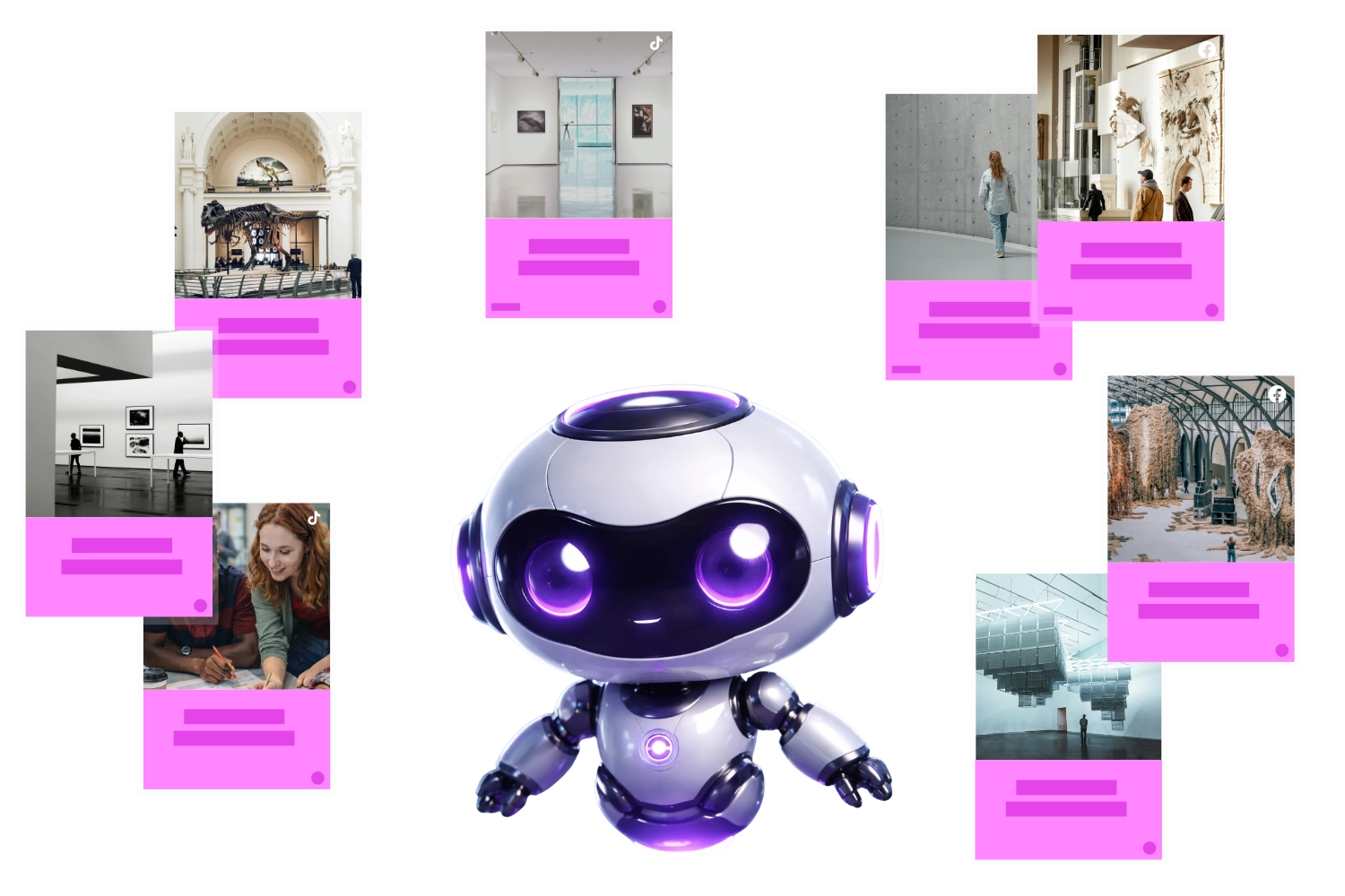 Dashboard showing the integration of social media feeds into an AI environment via MCP.