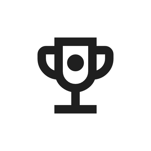 Krone-Icon als Symbol für Sieger, Gewinnspiele und Live-Votings.